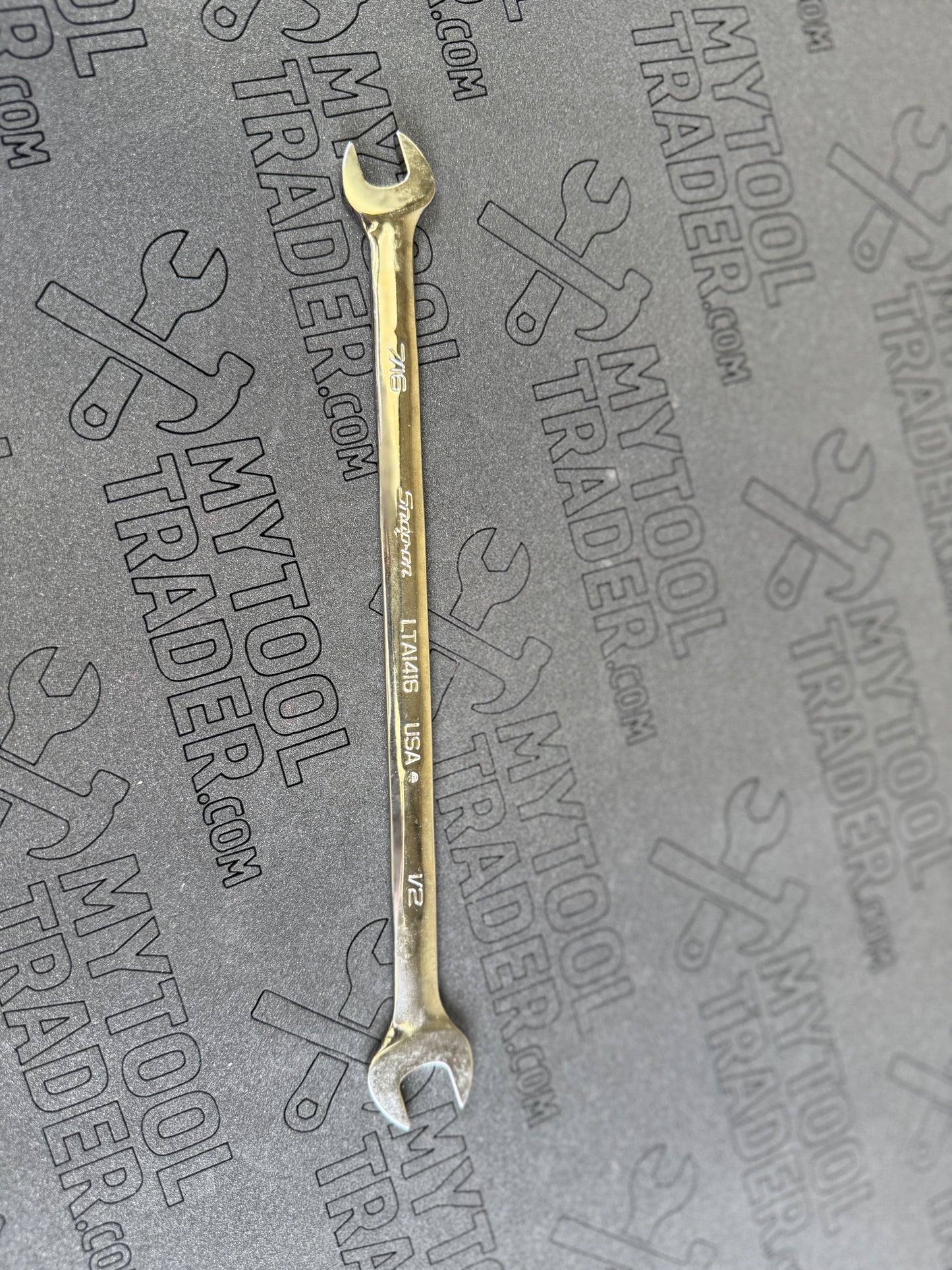 7/16–1/2" SAE 15° Offset Low Torque Slimline Open-End Wrench