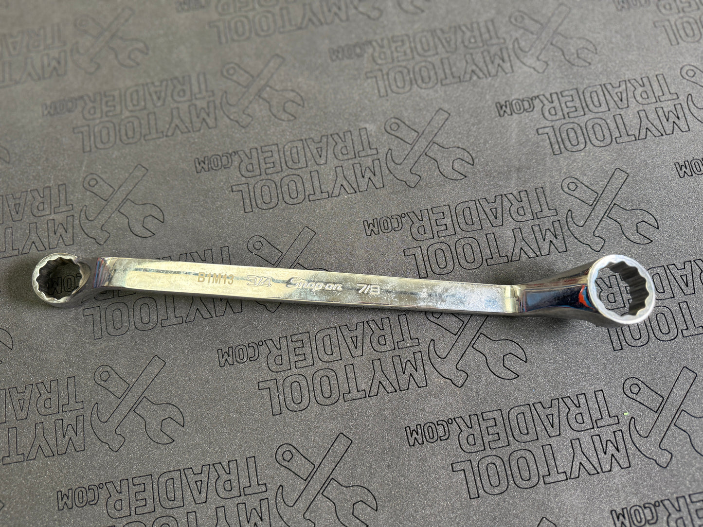 3/4-7/8" 12-Point SAE Flank Drive® 60° Deep Offset Box Wrench-Pre Loved