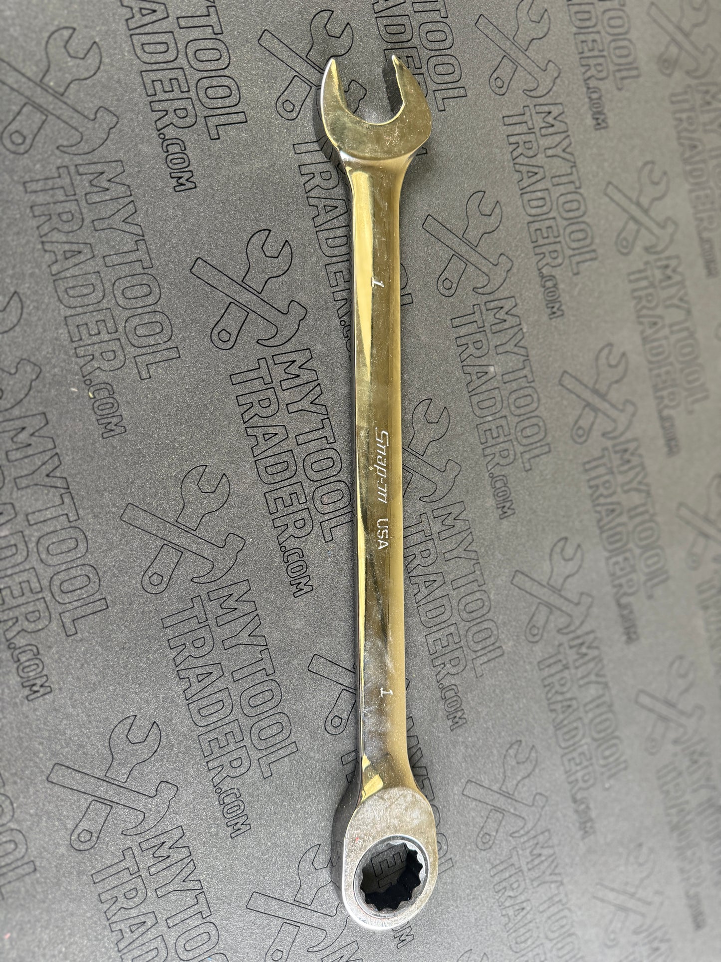 1" 12-Point SAE Flank Drive® Plus 0° Offset Non-Reversing Ratcheting Combination Wrench