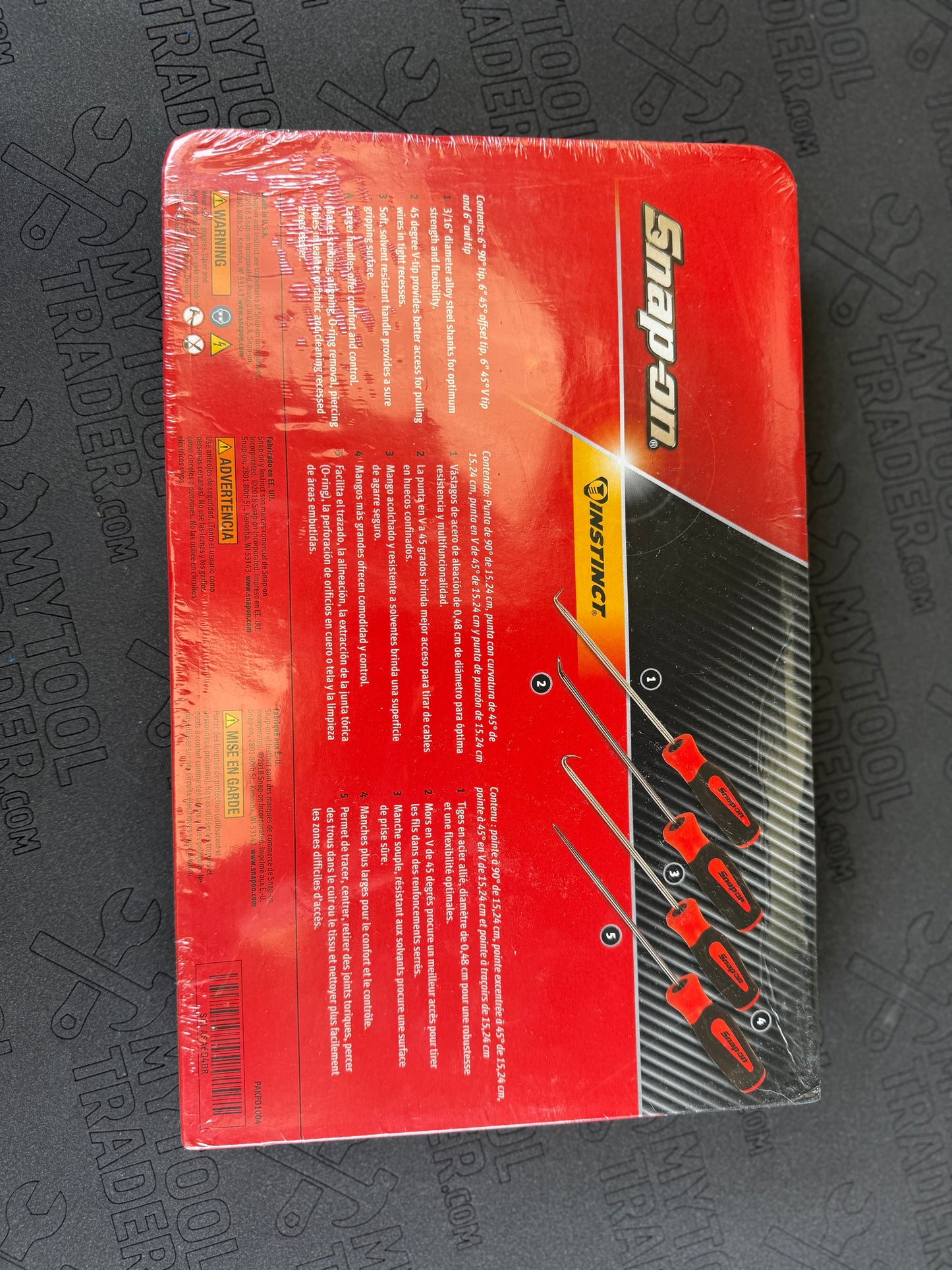 4 pc Instinct® Heavy-Duty Pick Set (Red)