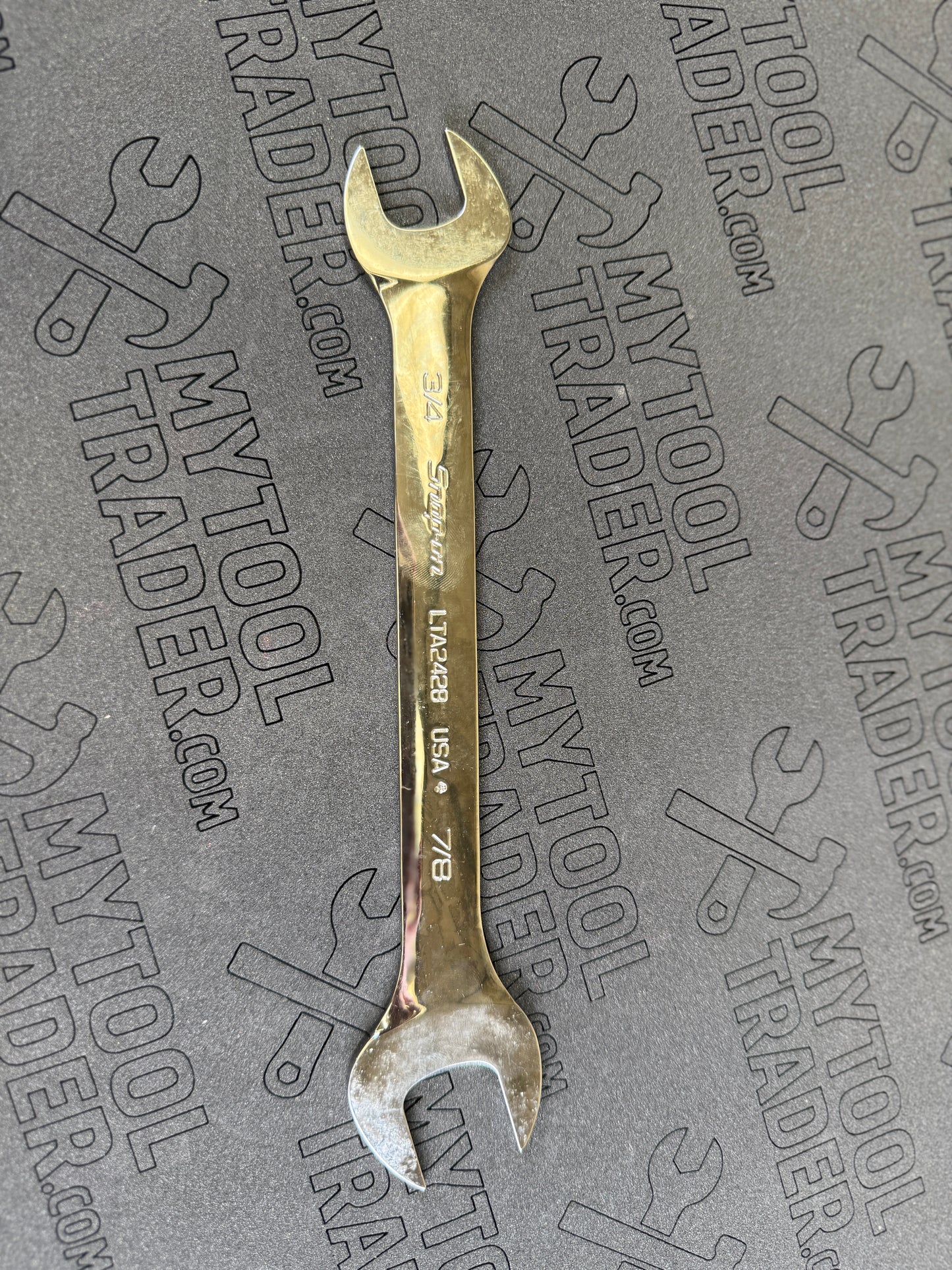 3/4–7/8" SAE 15° Offset Low Torque Slimline Open-End Wrench
