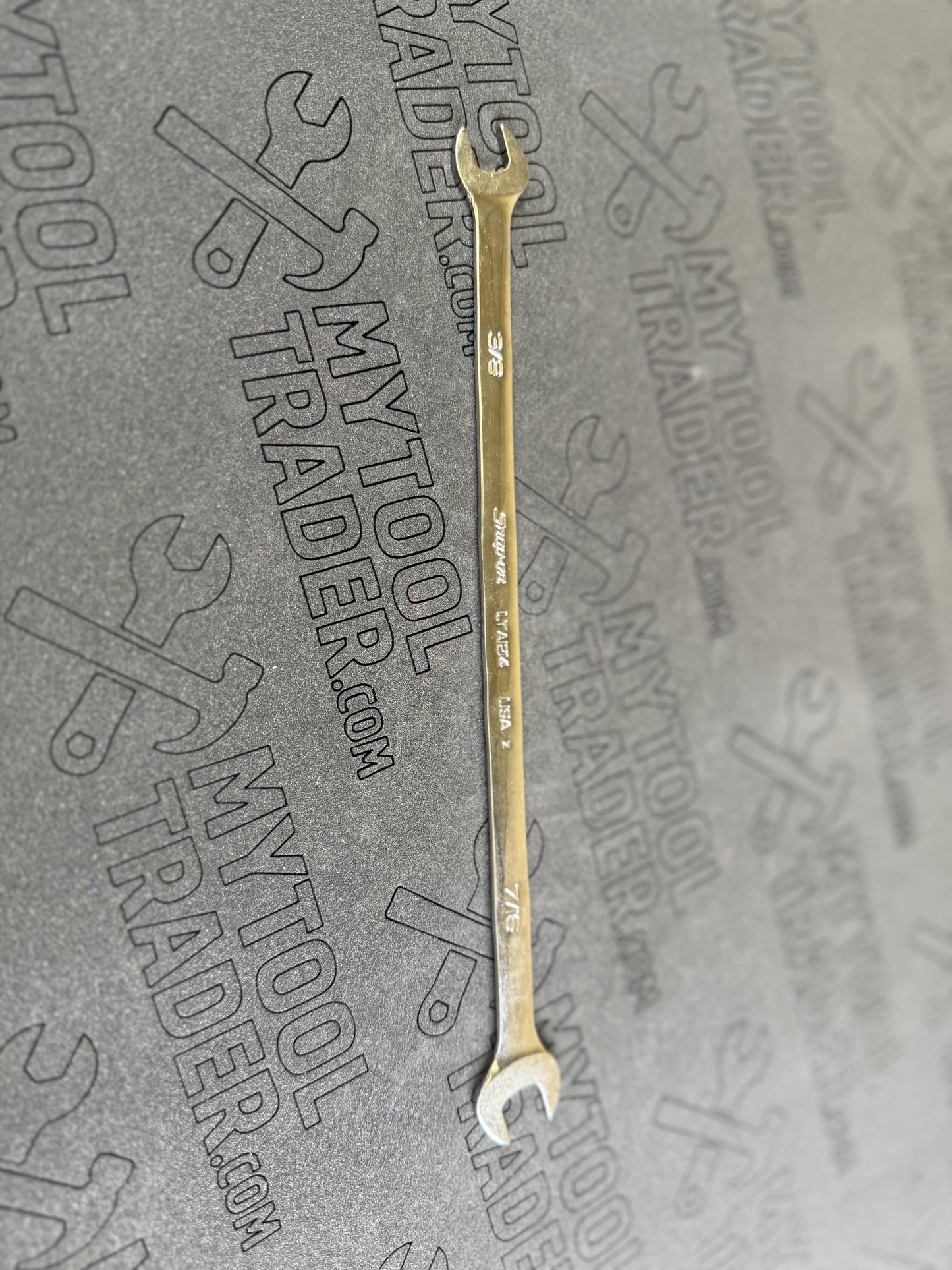 3/8–7/16" SAE 15° Offset Low Torque Slimline Open-End Wrench