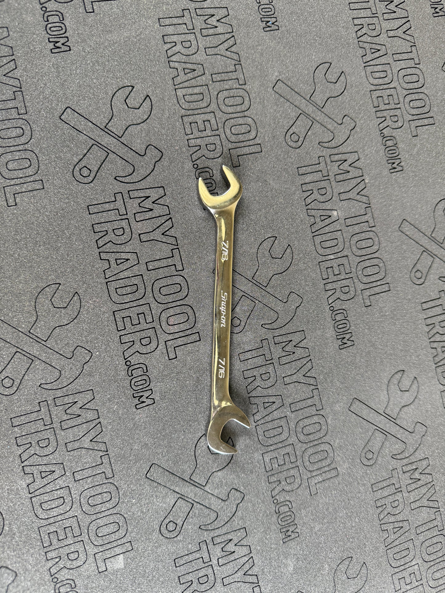 7/16" SAE Four-Way Angle Head Open-End Wrench