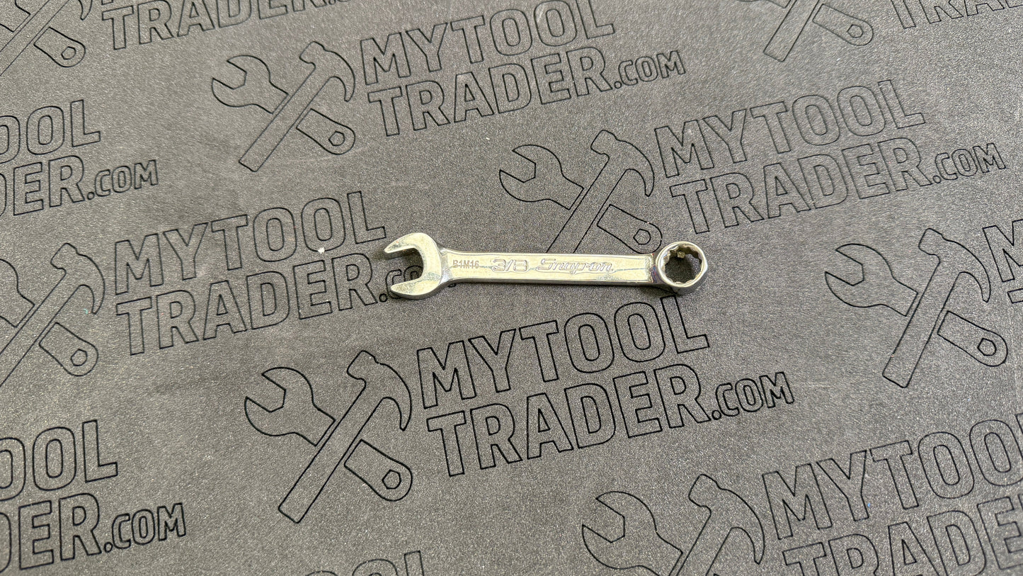3/8" 12-Point SAE Flank Drive® Midget Combination Wrench - Pre-Loved