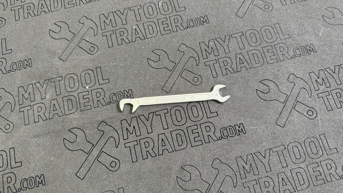 Offset Double Open Ended Metric Spanner 8mm - Pre-Loved