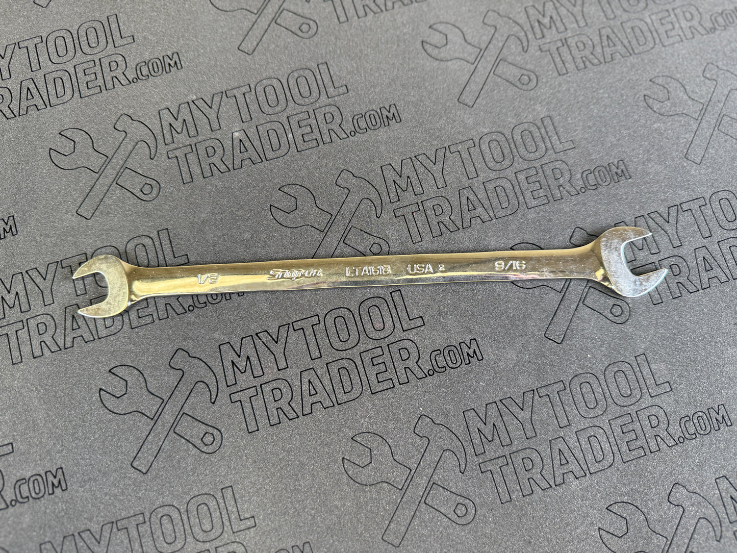 1/2–9/16" SAE 15° Offset Low Torque Slimline Open-End Wrench
