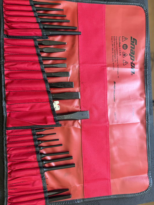 24 pc Punch and Chisel Set