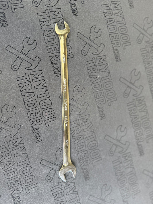 7/16–1/2" SAE 15° Offset Low Torque Slimline Open-End Wrench