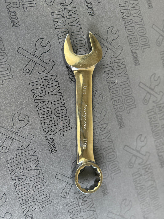 1-1/16" 12-Point SAE Flank Drive® Short Combination Wrench