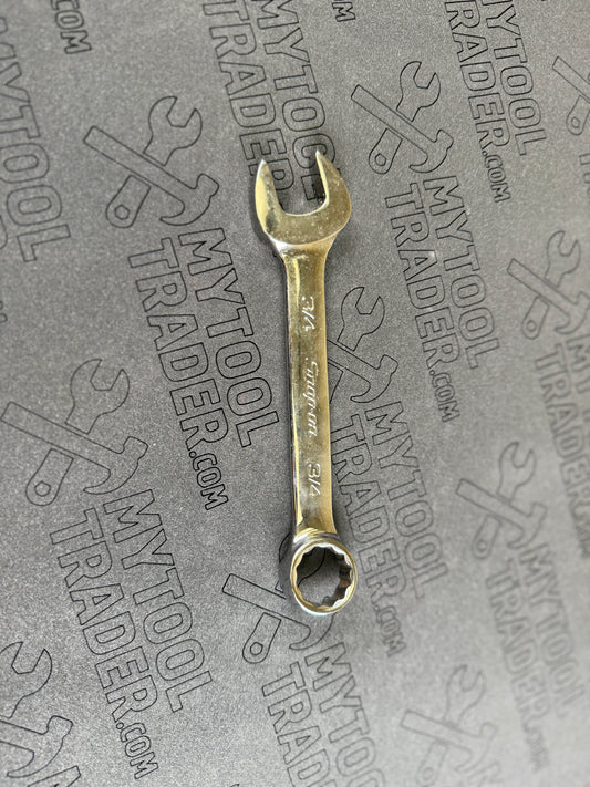 3/4" 12-Point SAE Flank Drive® Short Combination Wrench