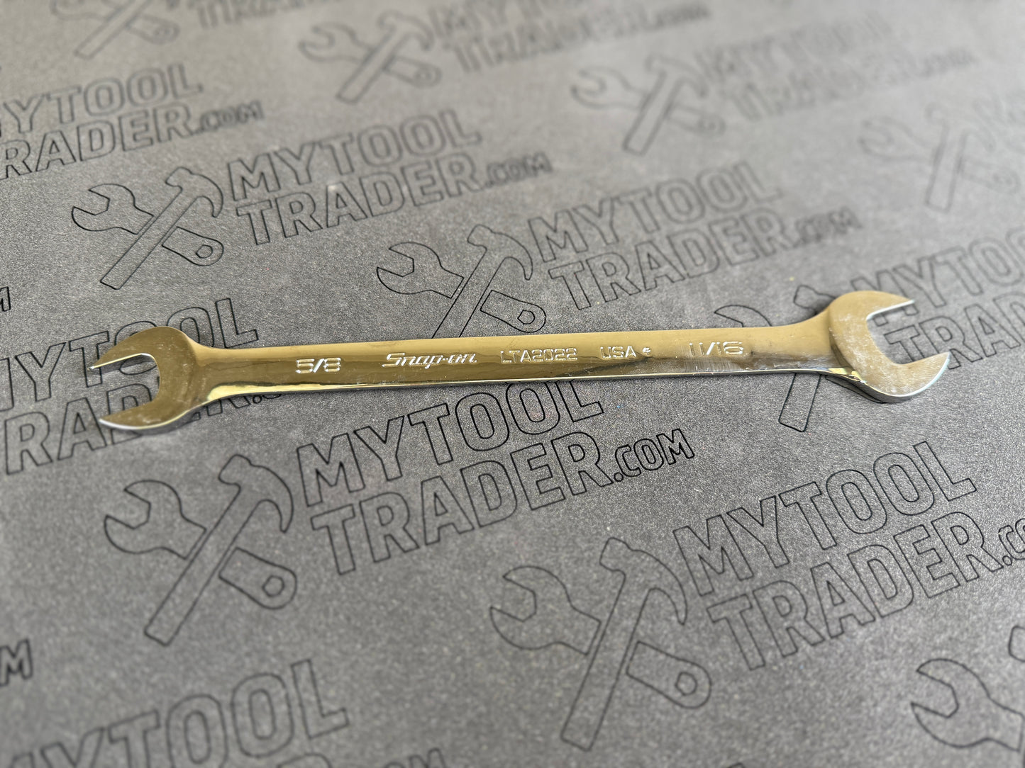 5/8–11/16" SAE 15° Offset Low Torque Slimline Open-End Wrench