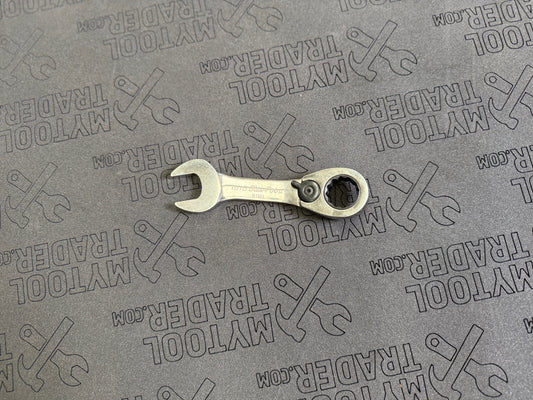 11/16" 12-Point SAE 15° Offset Short Ratcheting Box/Open-End Wrench (Blue-Point®)-Pre Loved