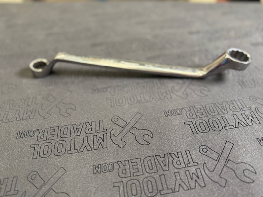 3/4-7/8" 12-Point SAE Flank Drive® 60° Deep Offset Box Wrench-Pre Loved