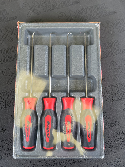 4 pc Instinct® Heavy-Duty Pick Set (Red)