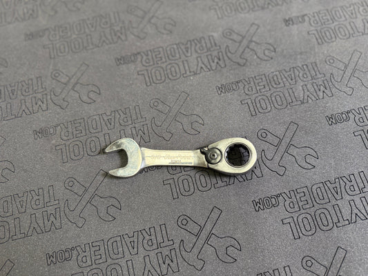 5/8" 12-Point SAE 15° Offset Short Ratcheting Box/Open-End Wrench (Blue-Point®)-Pre Loved