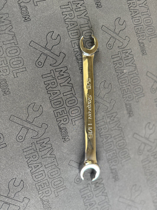 5/8–11/16" 6-Point SAE Flank Drive® Double End Flare Nut Wrench