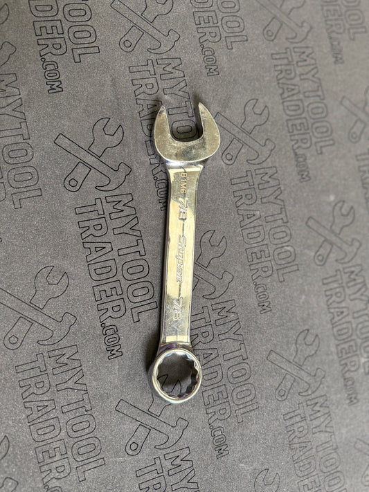 7/8" 12-Point SAE Flank Drive® Short Combination Wrench - Pre-Loved