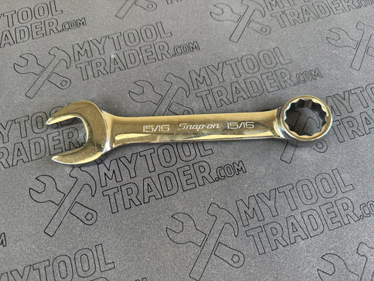 15/16" 12-Point SAE Flank Drive® Short Combination Wrench