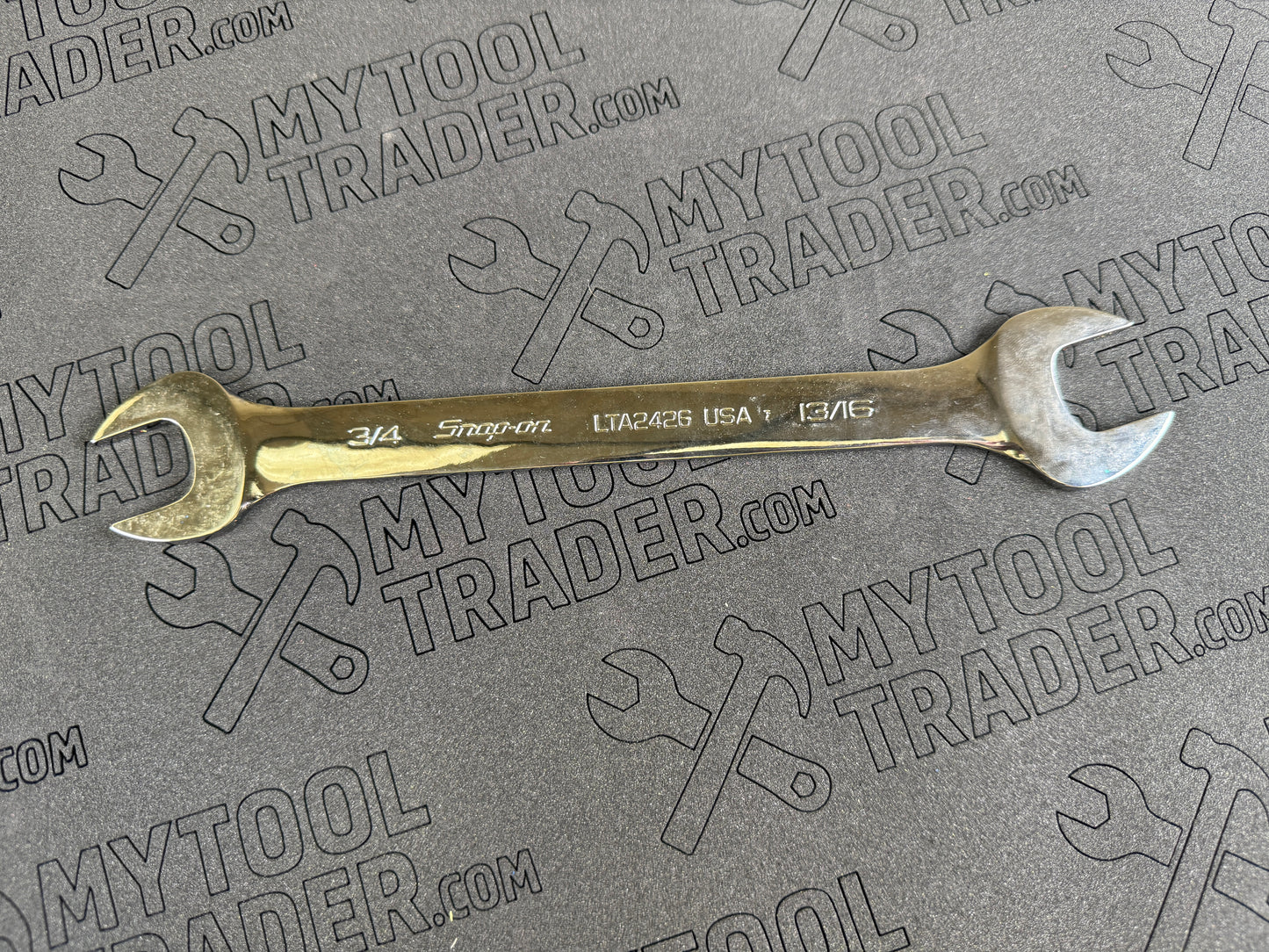 3/4–13/16" SAE 15° Offset Low Torque Slimline Open-End Wrench