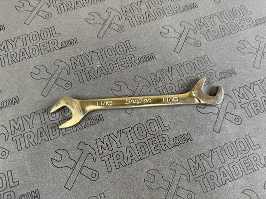 11/16" SAE Four-Way Angle Head Open-End Wrench