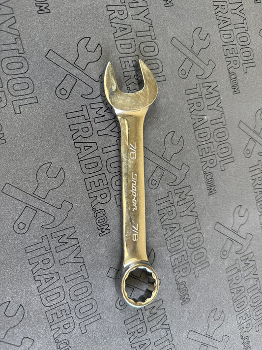 7/8" 12-Point SAE Flank Drive® Short Combination Wrench