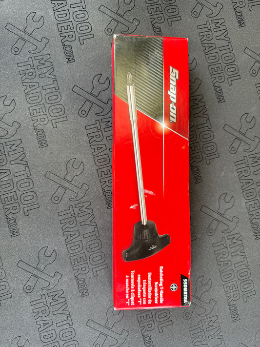 10" T-Handle Ratcheting Magnetic Long Screwdriver