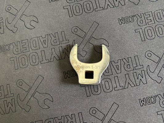3/8" Drive SAE 1-3/16" Open-End Crowfoot Wrench-Pre Loved
