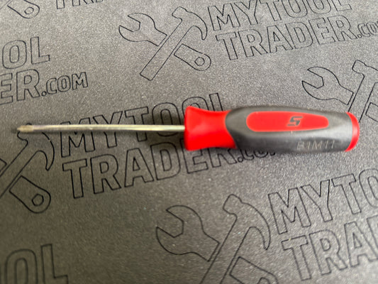 PHILLIPS® #0 Instinct® Soft Grip Mini-Tip Screwdriver (Red)-Pre Loved