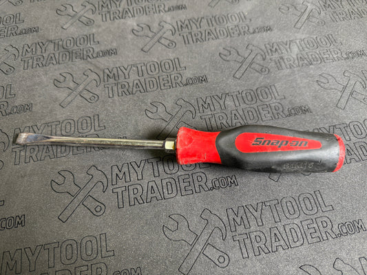 Flat Tip Instinct® Soft Grip Standard Screwdriver (Red)-Pre Loved