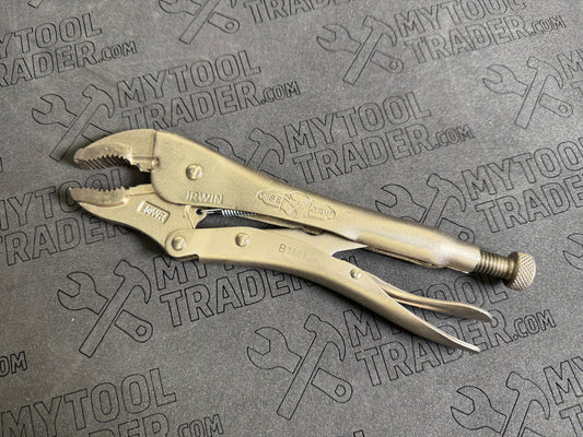 Vise grip- 10WR curved jaw locking pliers 10”-Pre Loved