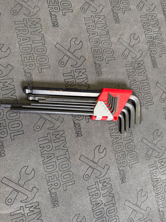 Teng Tools 9 Piece Metric Ball Point Hex Key Set-Pre Loved